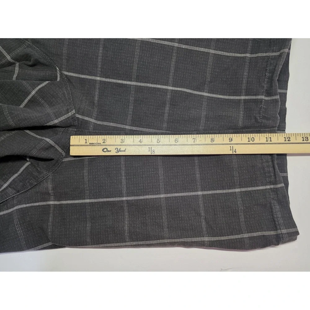 The‎ North Face Mens Size 38 Gray Plaid Cargo Shorts